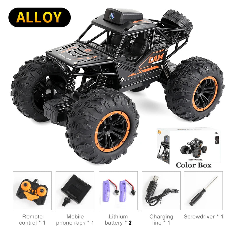 RC Car With HD Camera FPV WIFI Remote Control Stunt SUV Toy