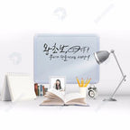 4 Styles Magnetic Whiteboard 1pc PVC Frame Message White Board On Fridge Round Angle Decoration Message Drawing Board For Notes