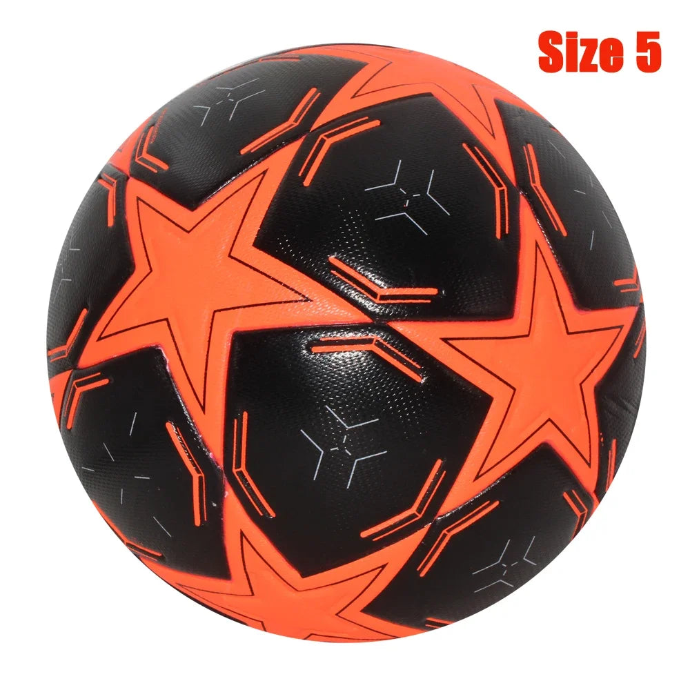 Standard Seamless Soccer Ball High Quality PU Material Size 4 5 Professional Outdoor Sports Match Training Football
