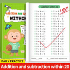 Children's Math Exercise Book, Math Improvement Tool: Addition and Subtraction Within 100, Ideal Math Education Workbook, Back-To-School Gift, Christmas Giveaway