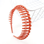 1/2/3pcs Hair Clip Frosted Color Headband Women's Non-slip Band Teeth Simple Pressure Headband Face Headband Hair Accessories