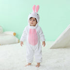 Newborn Baby Romper Infant Long Sleeve Clothes Kigurumi Cute Rabbit Animal Cartoon Jumpsuit Girls Boys Pajamas Costume Halloween