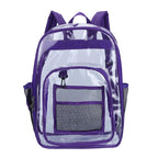 Transparent Shoulder Bag Unisex Fashion Simple Large Capacity Portable Backpacks Multifunctional Waterproof Male Female Knapsack