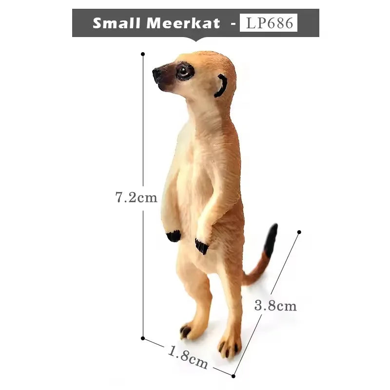 Simulation Fox Rabbit Squirrel Parrot Bird Badger Figurine Animal Model Home Decor Miniature Fairy Garden Decoration Accessories