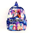 Pink 10-Inch Lightweight Backpack K D H Rumi Mira Zoey HUNTR/X Saja School Bag for Boys And Girls Kindergarten Moch
