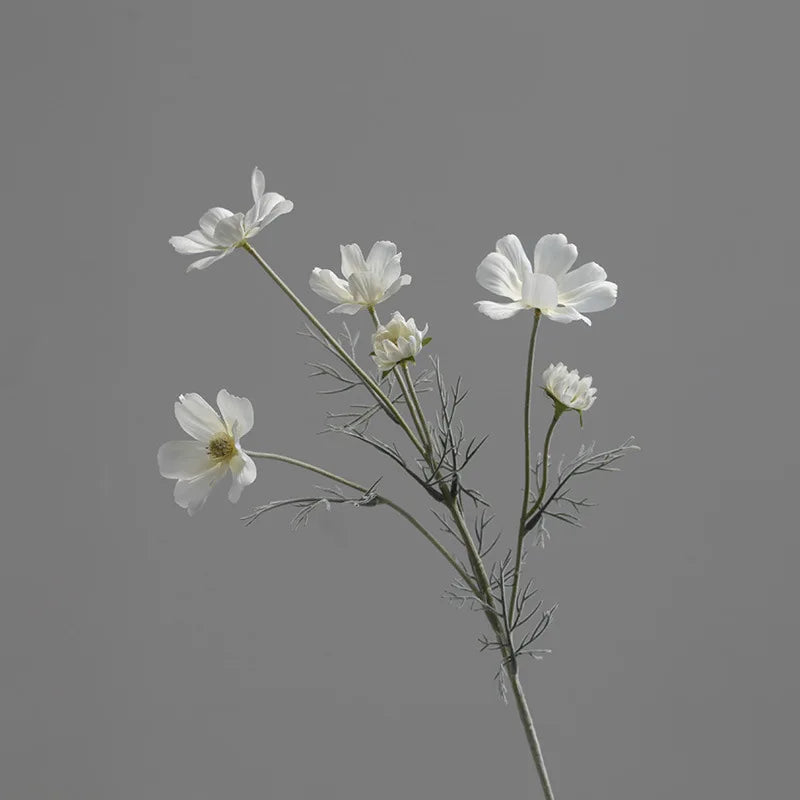 Pastoral Chrysanthemum Cosmos Branch Artificial Flowers Daisy Gesang Floral Wedding Party Vase Home Decor Ornaments Photo Props
