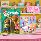 1/2PCS CutteeyFyry Sticker Book By Number Unicorn Stickers Paint Book For Kids Paint by Number Sticker Book Keep Kids Busy
