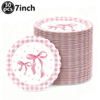 Pink Bow Cupcake Liners Coquette Bow Cupcake Wrappers Baking Cups for Baby Shower Wedding Bridal Showers Birthday Party Decors