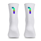 WEST BIKING Professional Cycling Breathable Socks Bicycle Racing Compression Socks Men Soccer Basketball Sports Reflective Socks