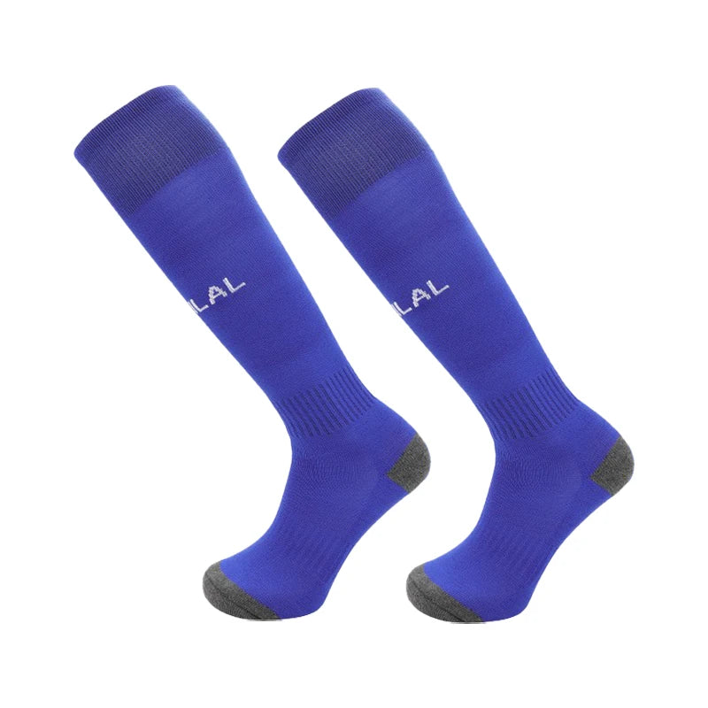 23-24 Season European Football Club Styles Children Adults Soccer Socks Boys Kid's Long Knee High Towel Bottom Sports Sock