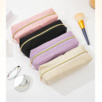 1pc Pencil Case Solid Color Pencil Case school supplies Large Capacity Pencil Case Stationery Bag Pencil Case School Pencil Case