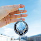 Genshin Impact Nod Krai Ineffa Visions Pendant Cosplay Anime Eye Of God DIY Backpack Keychains Halloween Party Transparent Decor