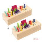 Wooden Geometric Solids Sorting Toy for Kids