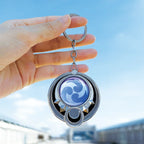 Genshin Impact Nod Krai Ineffa Visions Pendant Cosplay Anime Eye Of God DIY Backpack Keychains Halloween Party Transparent Decor
