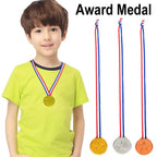 10/20Pcs Plastic Gold Winner Award Medals Kids Birthday Party Favors Sports Game Prize Toys Soccer Football Party Pinata Filler