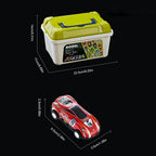 20/30/50Pcs Mini Car Set Inertia Pull Back Cars for Boys Plastic Vehicle Model Collection Toys Birthday New Year Gifts for Kids