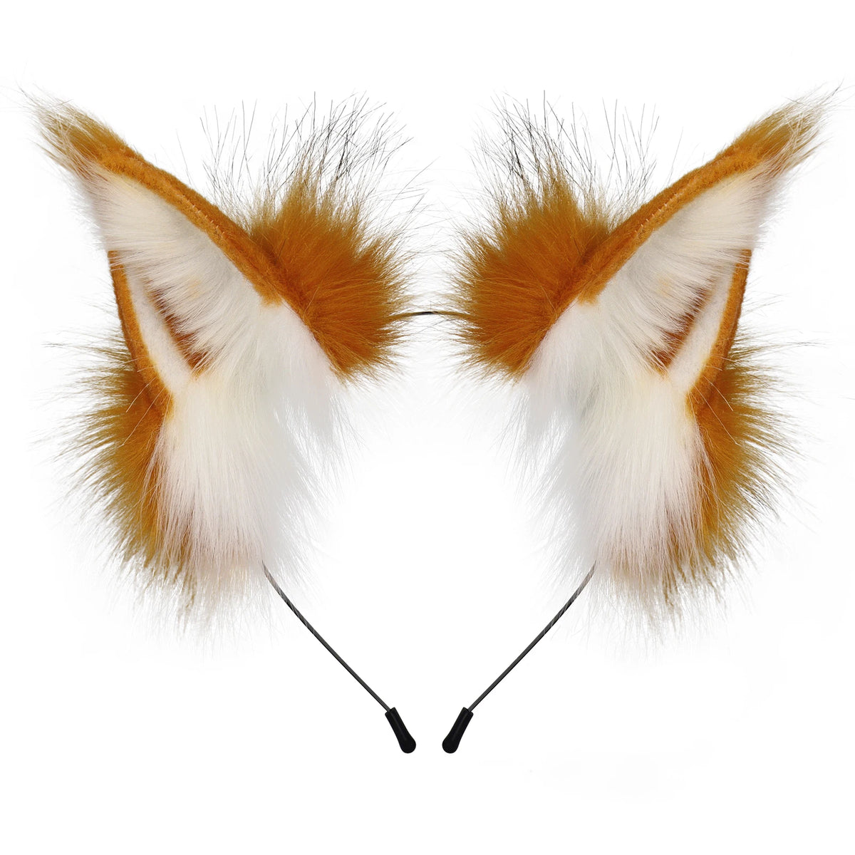 Animal Faux Fur Fox Wolf Ear Headband Furry Handmade Hairband Headwear Costume Cosplay Accessories