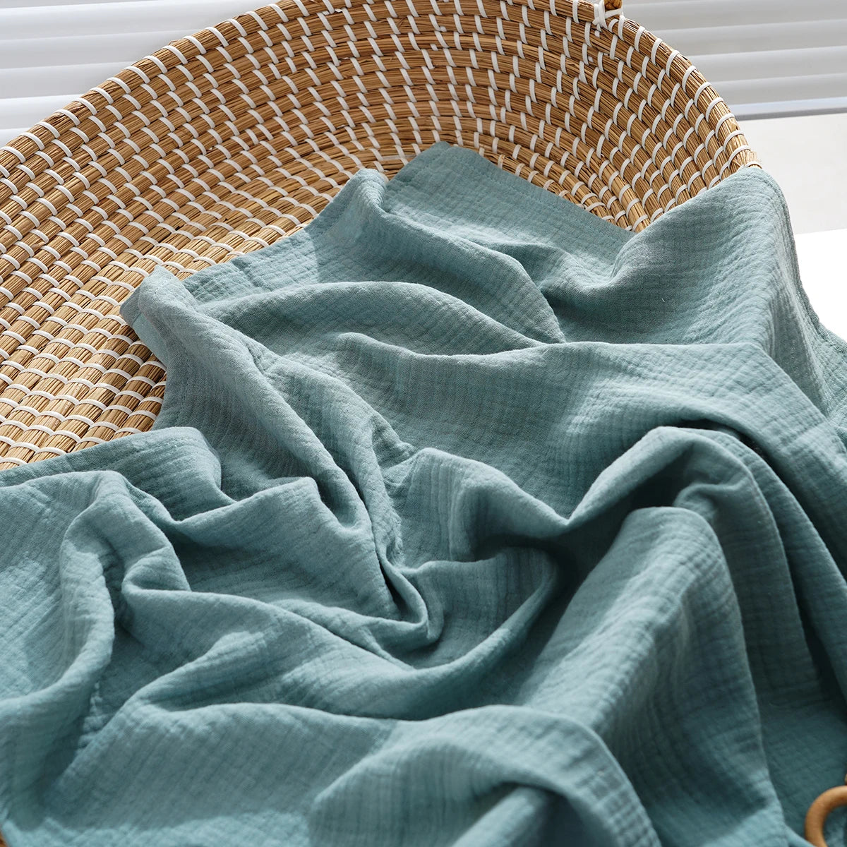 Kangobaby #My Soft Life# 100% Cotton Baby Muslin Blanket Infant Bath Towel Size 80x80cm