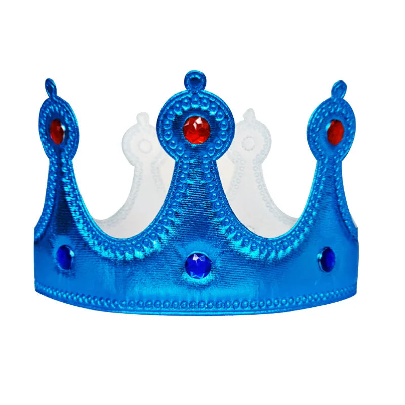 Adult Kids Cape King Prince Cosplay Costume Crown Shawl Parent-child Activity Party Performance Costume Halloween Cloak