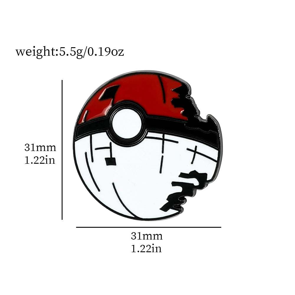 Gengar Cartoon Brooches Anime Enamel Lapel Pins for Backpack Accessories Fans Collection Brooches Jewelry Gift