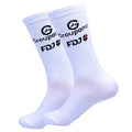 New UAE Cycling Socks rTeam Bike Nurse Compression Road Bike Running Mtb Knee-high White Sports Running Football Socks