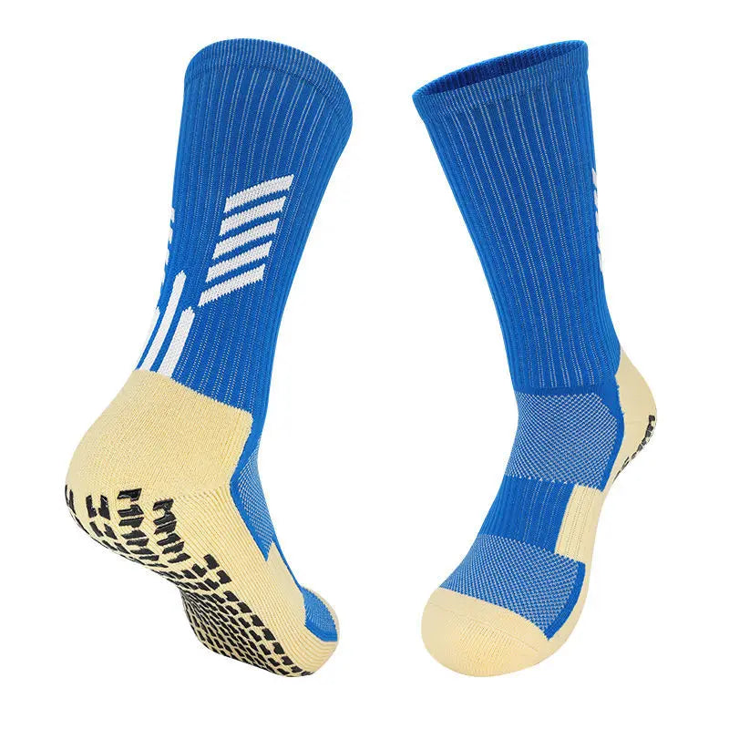 High Quality Anti Slip Soccer Socks Adults Kids Sport Towel Bottom Cotton Mid Tube Non Slip Football Hockey Baseball Grip Sock