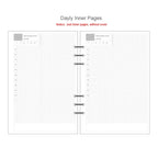 A5 A6 A7 Laser Notebook Planner Organizer Binder Books Journal Sketchbook Accessories Diary Office Supplies Notebook