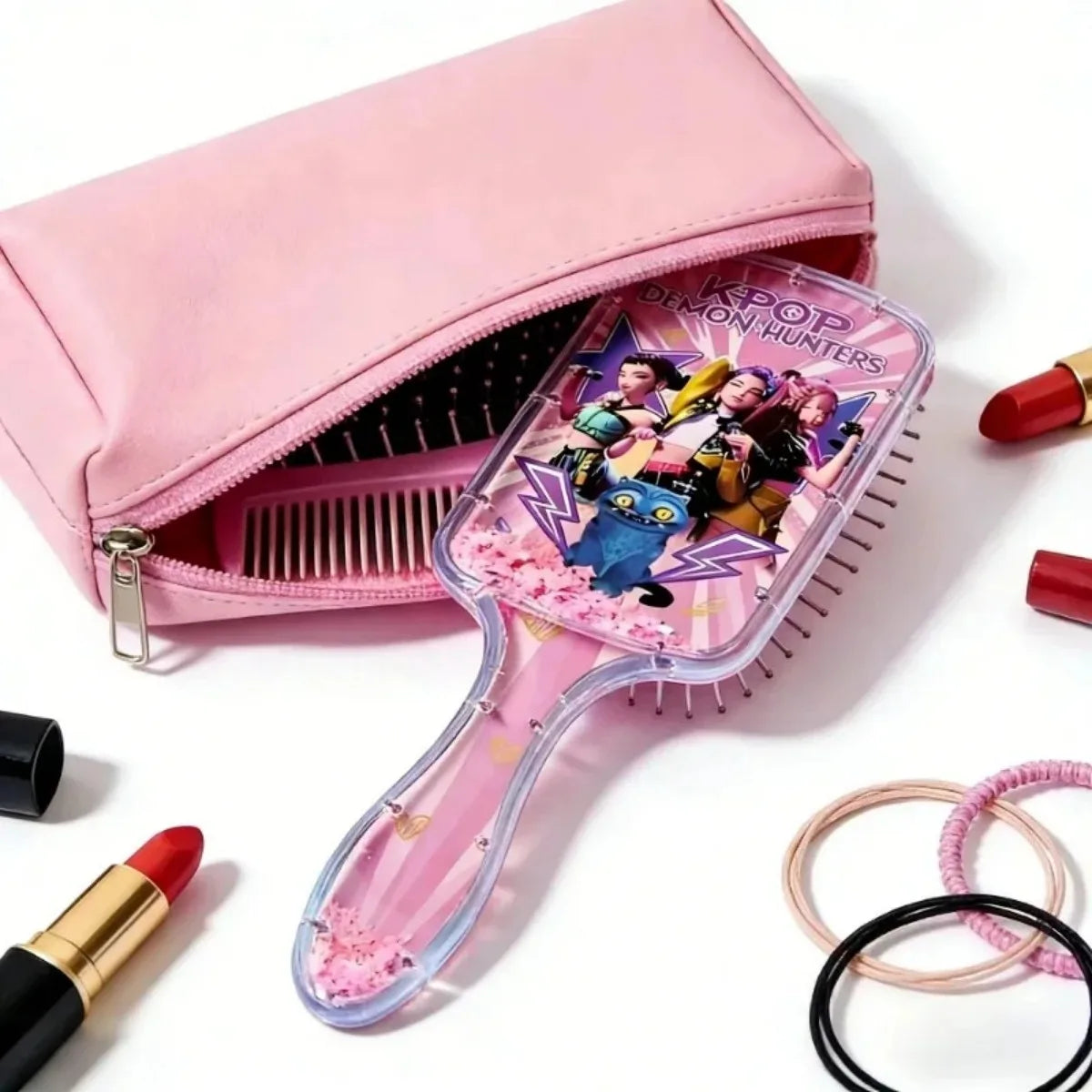 Cute Cartoon Air Cushion Massage Comb Anti Slip Detangling Hair Brush for Women Daily Styling Gift