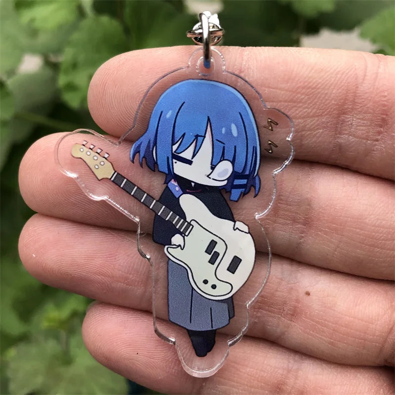 BOCCHI THE ROCK Anime Cosplay Keychain Badge Accessories Gotoh Hitori Yamada Ryo Cosplay Christmas Halloween Pendant Prop Gift