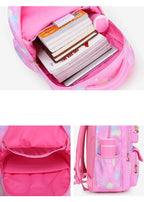 Children Girl Backpack Waterproof Pink School Bag for Kids Comfort