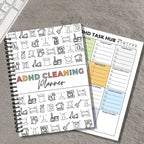 Household Chore Task Notebook Daily Weekly Monthly Cleaning Planner Family Home Cleaning Schedule Chart For Household Management