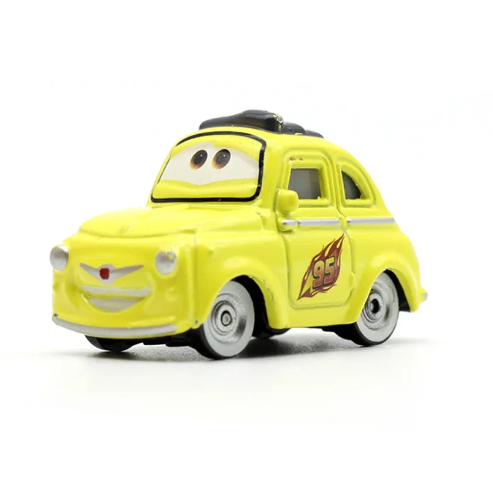 #NEW Children Car Pixar Cars 2 3 Lightning McQueen Fillmore Frank 1：55 Metal Model Racing Car Toy Children's Birthday Gift