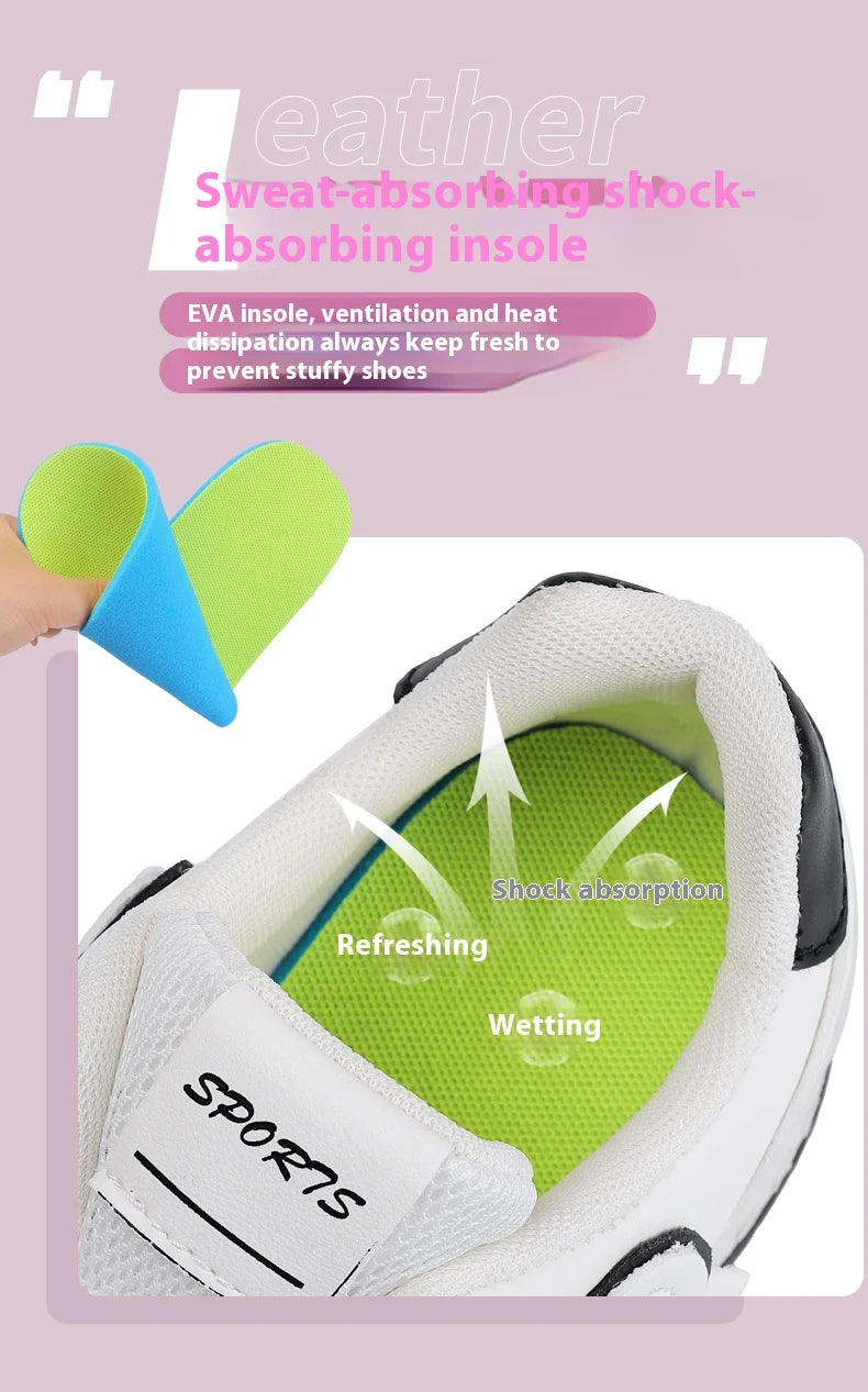 Girls Retractable Roller Shoes Breathable Walking Sneakers