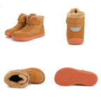 Kids Wide Toe Barefoot Snow Boots Warm Winter Minimalist Shoes