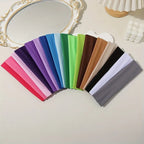 10PCS Women'S Elastic Headbands, Made of Woven Polyester, Non-Slip, Sweat-Absorbing, Suitable for Yoga, Running, And Sports