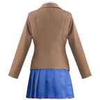 Anime Doki Doki Literature Club Monika Cosplay Costumes Sayori Yuri Natsuki Halloween Costumes for Women Dress Vestido Clothing
