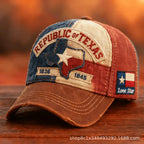 Breathable Patriotic Baseball Cap US 250th Anniversary Cap Retro Washed Versatile Patriotic Cap US 250th Anniversary Tribute Hat