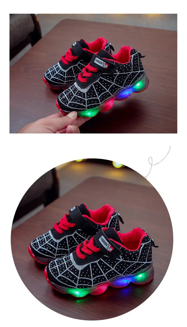 Kids Cartoon Sneakers Breathable Casual Sport Shoes for Children