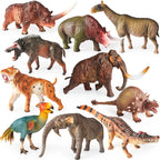 Oenux Prehistoric Wild Animals Doedicurus Armadillo Doedicurus Sabretooth Model Action Figures PVC Collection Toy Kid Gift