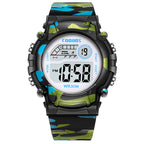 Sport Digital Watch for Kids Waterproof Luminous Children's Electronic LED Watch Fashion Multi-function Week Display Kids Watch