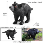 Oenux Realistic Wildlife Animal Model Beaver Badger Wolverine Anteater Pangolin Figurine  Simulation Cognitive Educational Displ