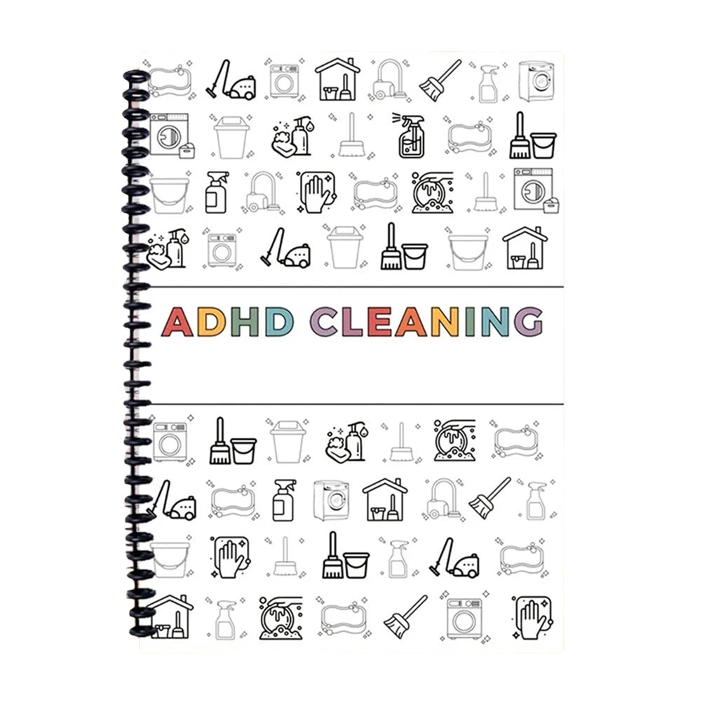 Daily Weekly Monthly Household Cleaning Planner Notebook Family Chore Chart Home Cleaning Task Schedule Organizer