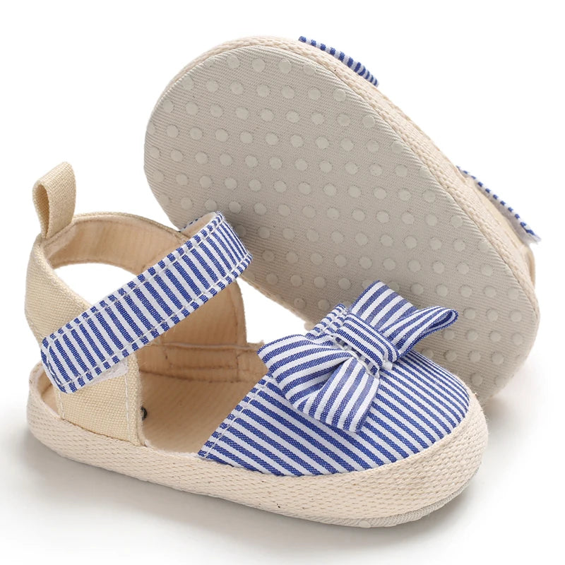 Baby Girl Summer Sandals Soft Sole Walking Shoes with Bow