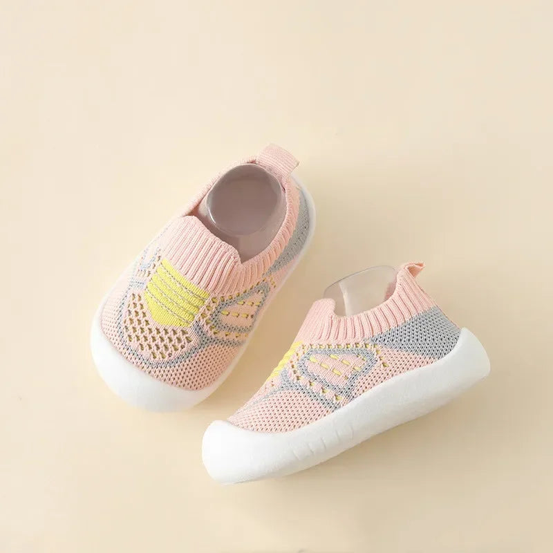 Baby Anti Slip Mesh Shoes Soft Sole Crib Walking Socks