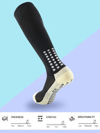 New Long Football Socks Silicone Suction Cup Grip Anti Slip Soccer Socks Sports Men Women Baseball Rugby Socks