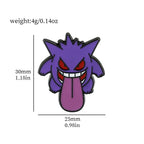 Gengar Cartoon Brooches Anime Enamel Lapel Pins for Backpack Accessories Fans Collection Brooches Jewelry Gift