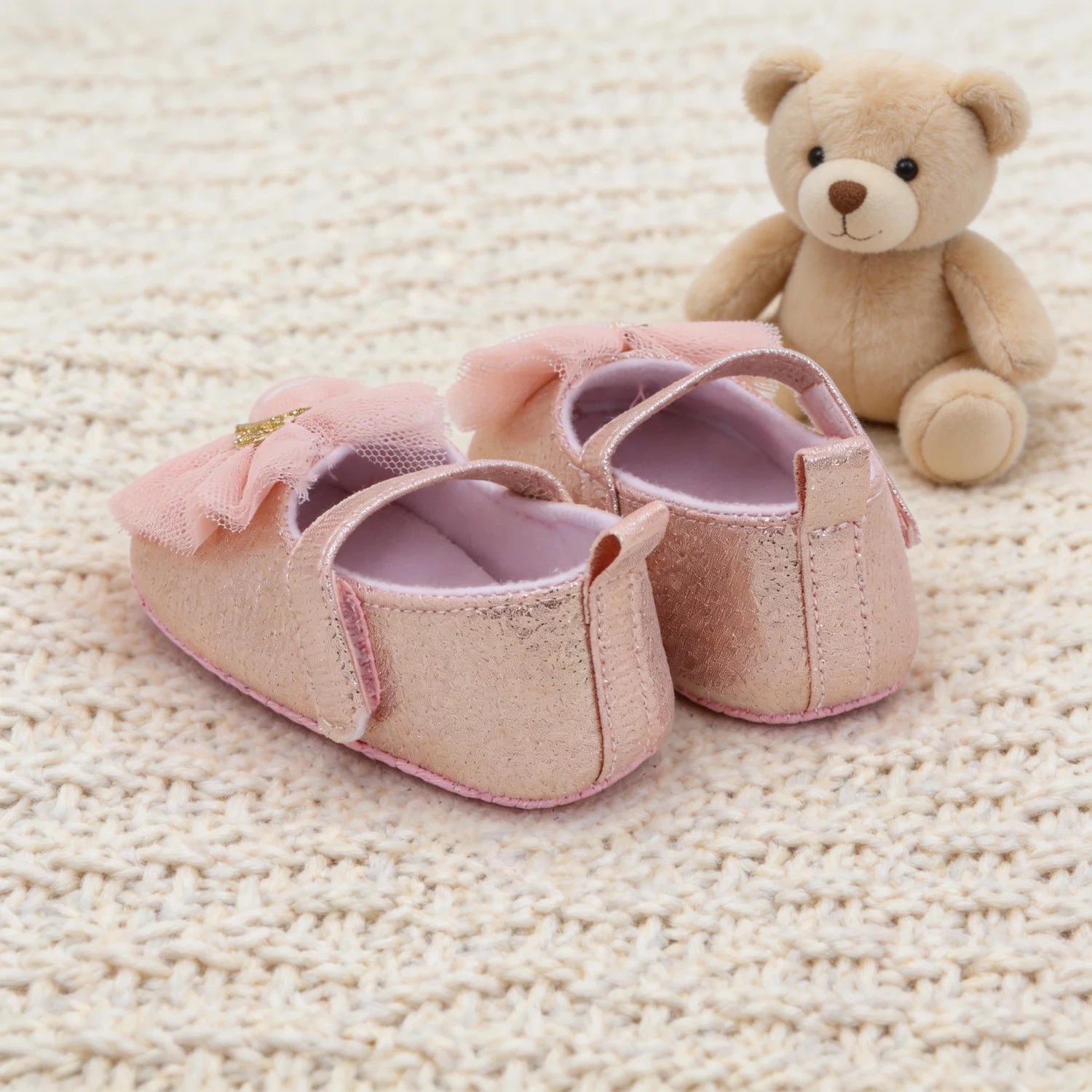 Baby First Step Shoes Breathable Non Slip Toddler Princess Lace