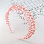 1/2/3pcs Hair Clip Frosted Color Headband Women's Non-slip Band Teeth Simple Pressure Headband Face Headband Hair Accessories