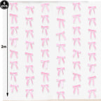 Pink Bow Cupcake Liners Coquette Bow Cupcake Wrappers Baking Cups for Baby Shower Wedding Bridal Showers Birthday Party Decors