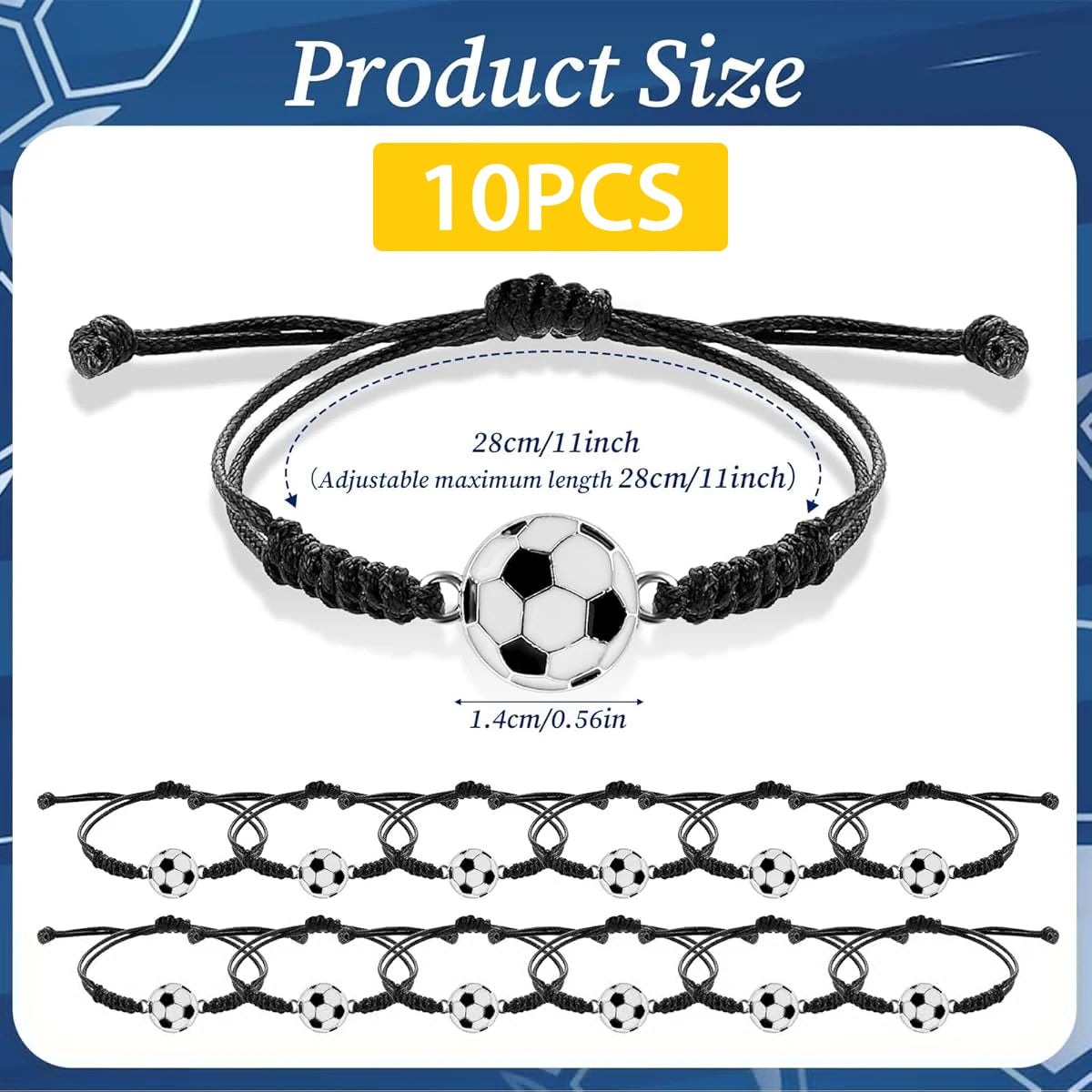 Soccer Party Favors Football Theme Bracelets Keychain Pin Ball Maze Game Gifts  Birthday Party Pinata Fillers Christmas Gift